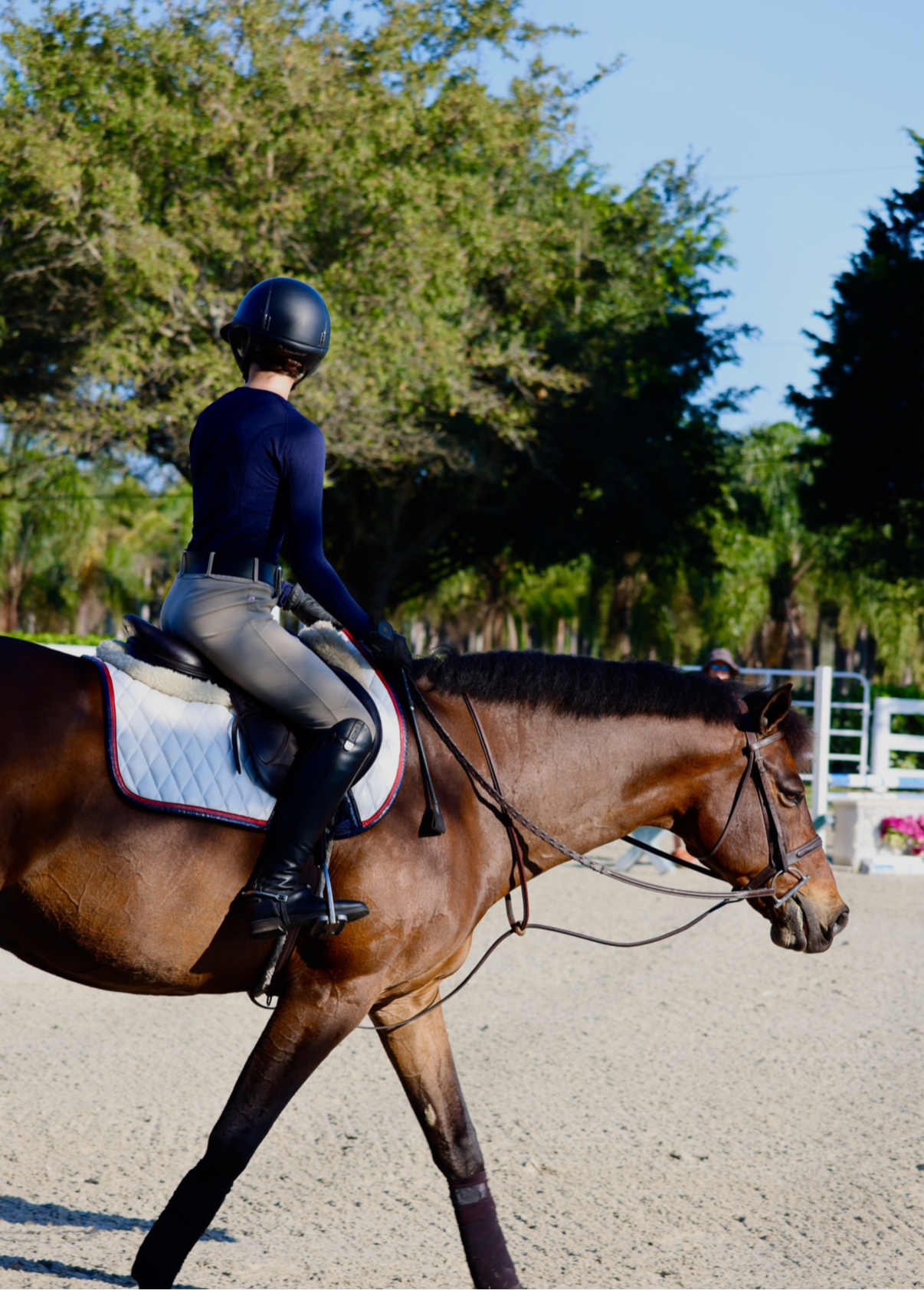 Saddle Pad | White - Riders Choice Supply Co