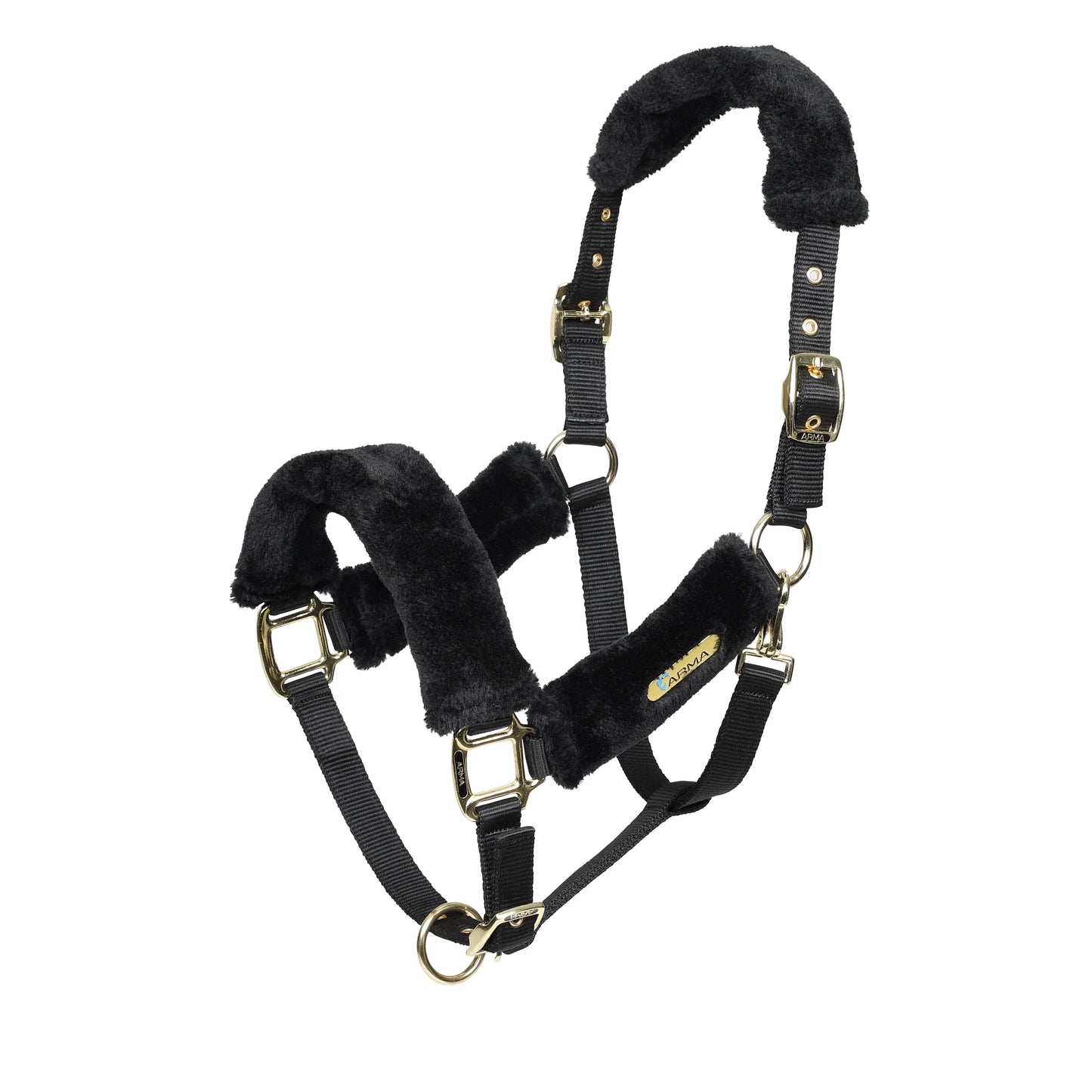 ARMA Fleece Headcollar Full Size- Black