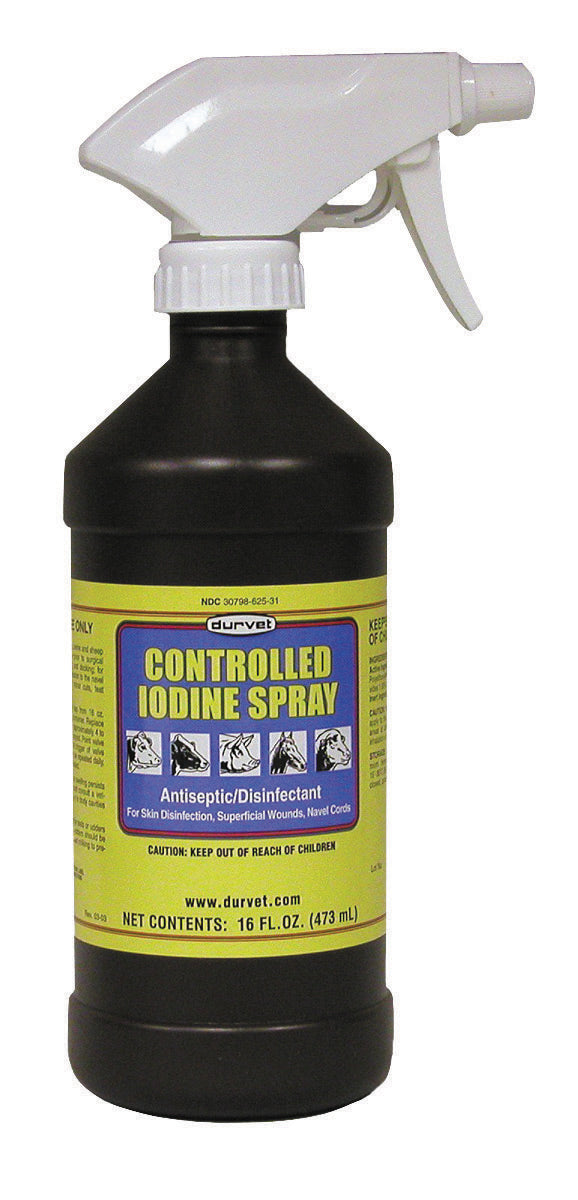 DURVET Controlled Iodine Spray, 1 Pint