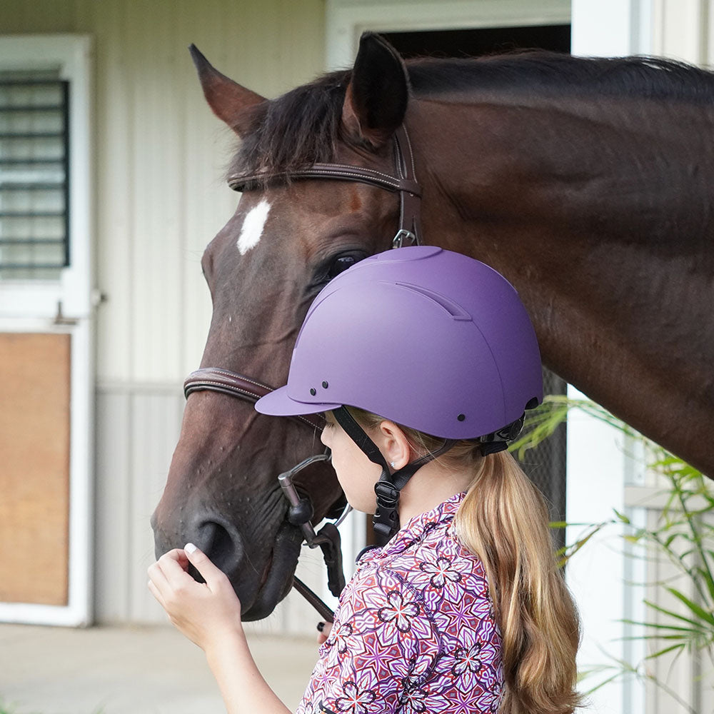 IRH Equi-Pro Deluxe Schooling Helmet w/Sun Visor - Riders Choice Supply Co