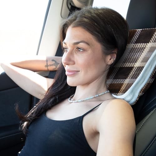 Carstens Plush 2 in 1 50"x60" Travel Blanket- Grey & Chestnut Plaid - Riders Choice Supply Co