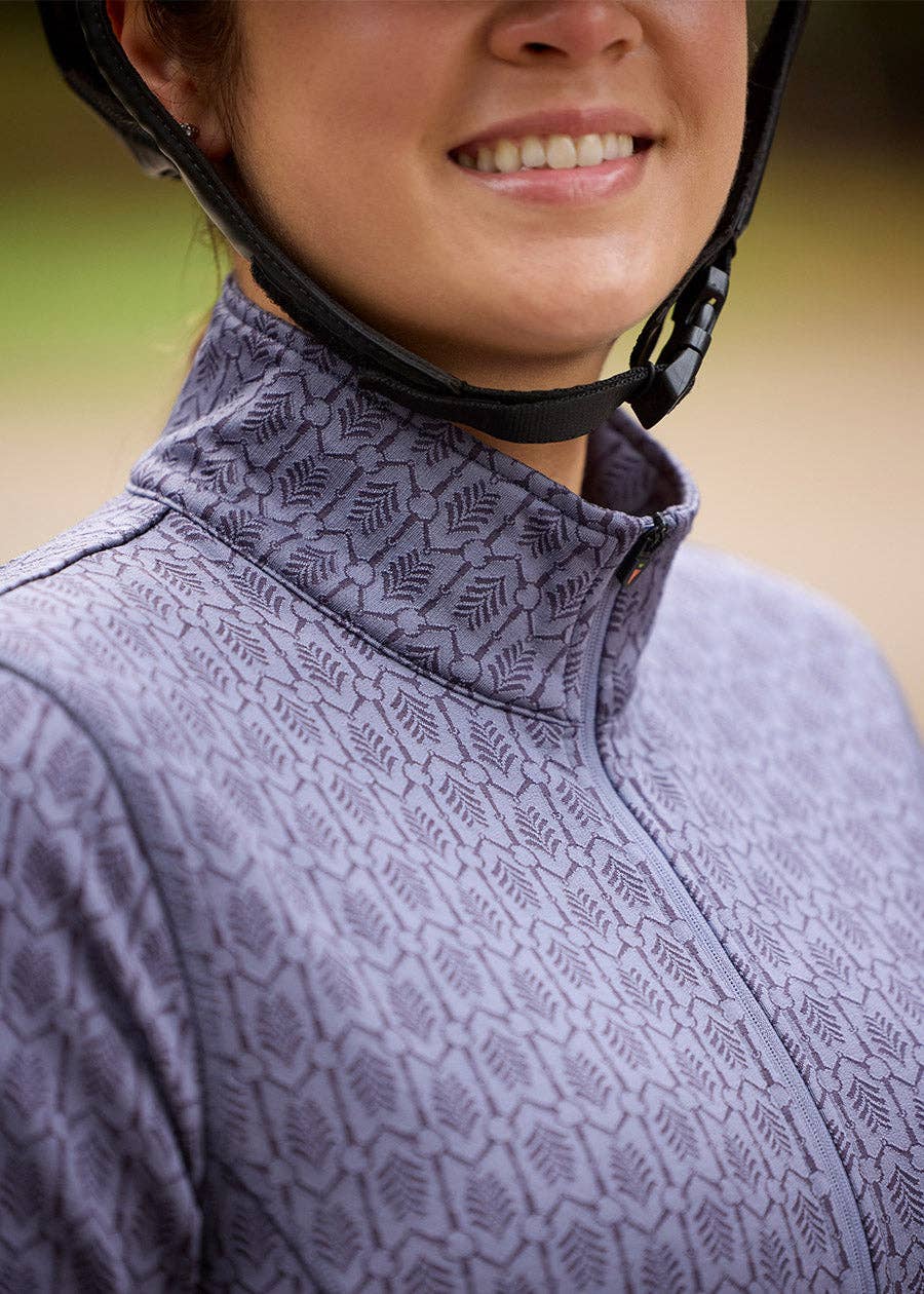 Snaffle Links Fleece Half Zip Riding Top - Riders Choice Supply Co