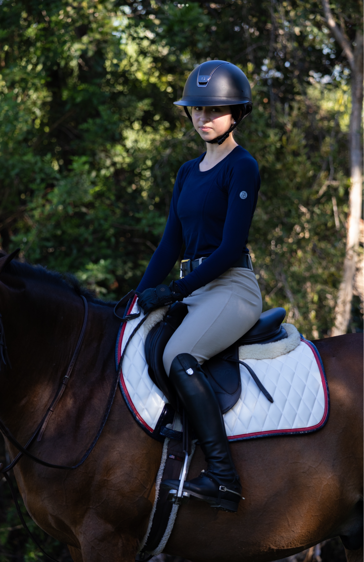 Saddle Pad | White - Riders Choice Supply Co