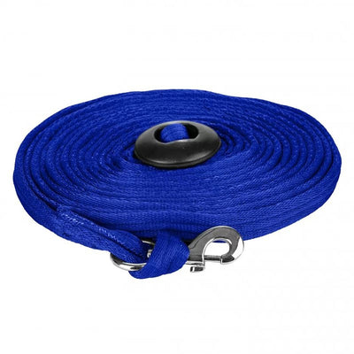 Lunge Line with Rubber Stopper, 25 ft Durable Training Lead for Horses - Riders Choice Supply Co
