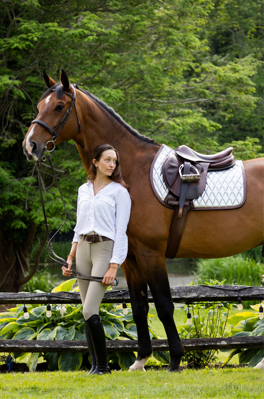 Saddle Pad | Chrome - Riders Choice Supply Co