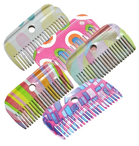 Weatherbeeta Roma Rainbow Retro Patterned Mane Comb