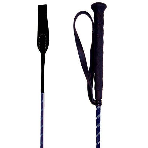 Colorful Striped Riding Crop with Loop 29"
