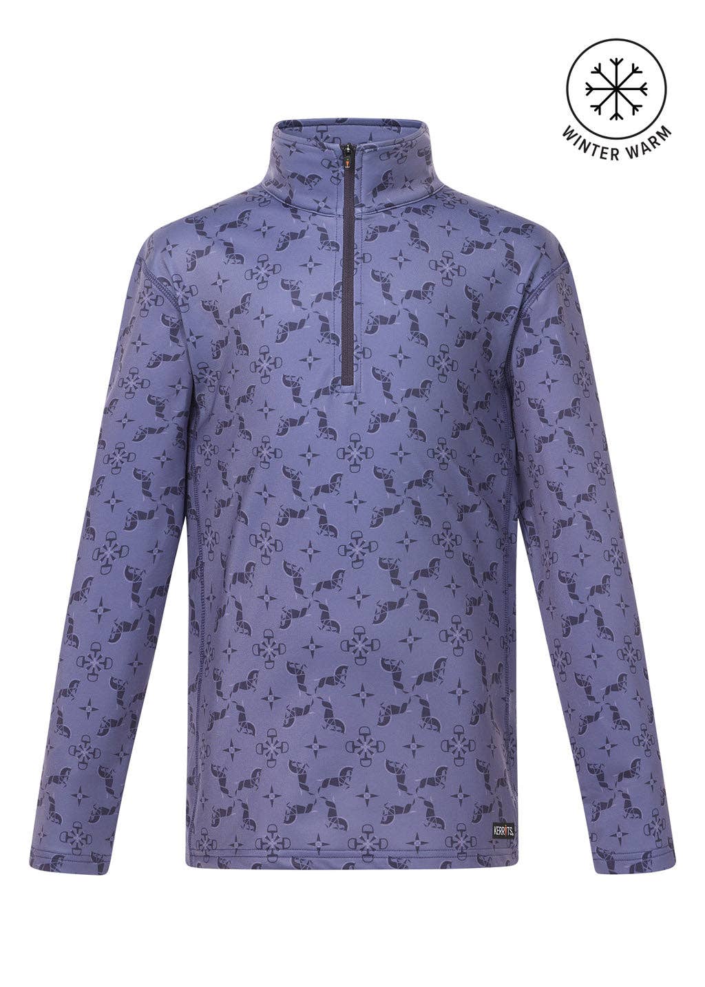 Kids First Level Quarter Zip Stretch Fleece Tech Top - Riders Choice Supply Co