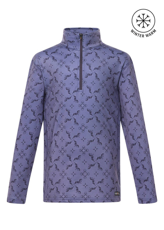 Kids First Level Quarter Zip Stretch Fleece Tech Top - Riders Choice Supply Co