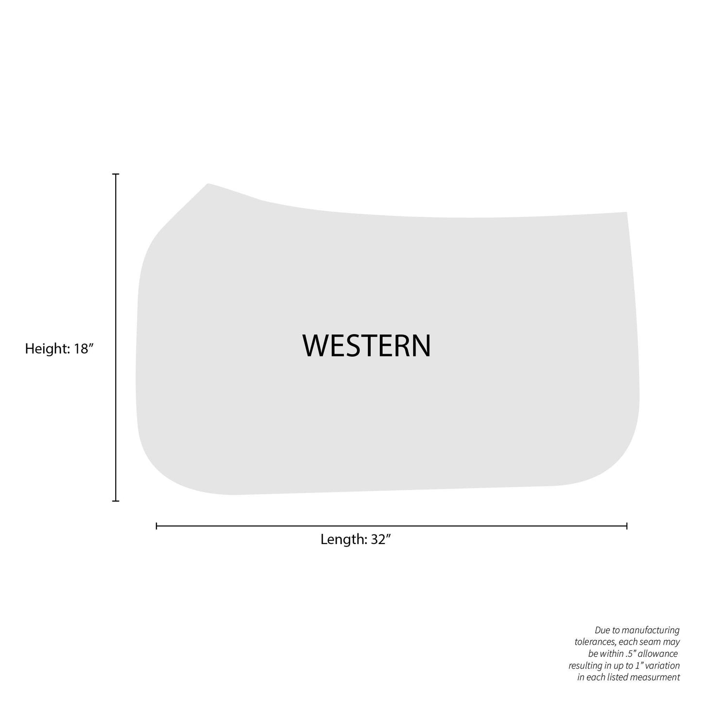 Dapplebay Constellation Western Saddle Pad