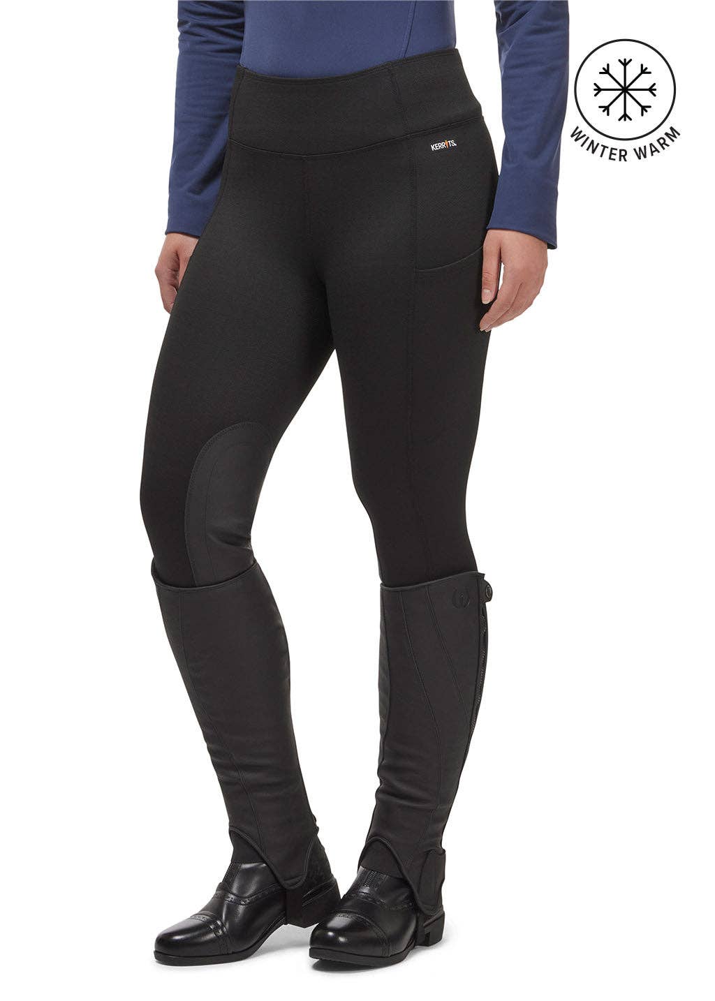 Fleece Lite II Knee Patch Riding Tight - Riders Choice Supply Co