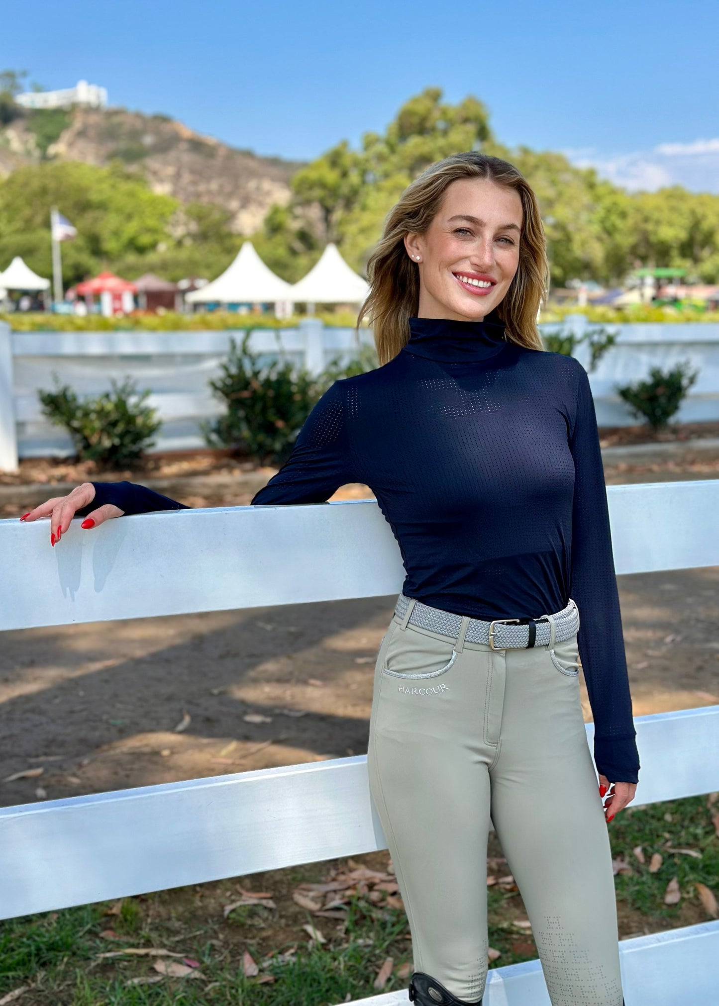Venti Womens Mock Neck Perforated Long Sleeve Technical Shirt - Riders Choice Supply Co