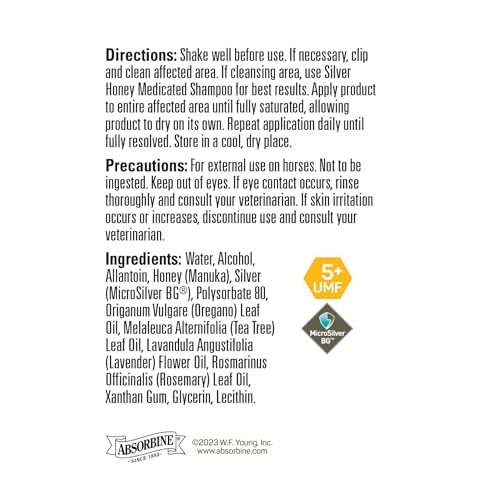 Absorbine Silver Honey Rapid Skin Relief 6 OZ Spray - Riders Choice Supply Co