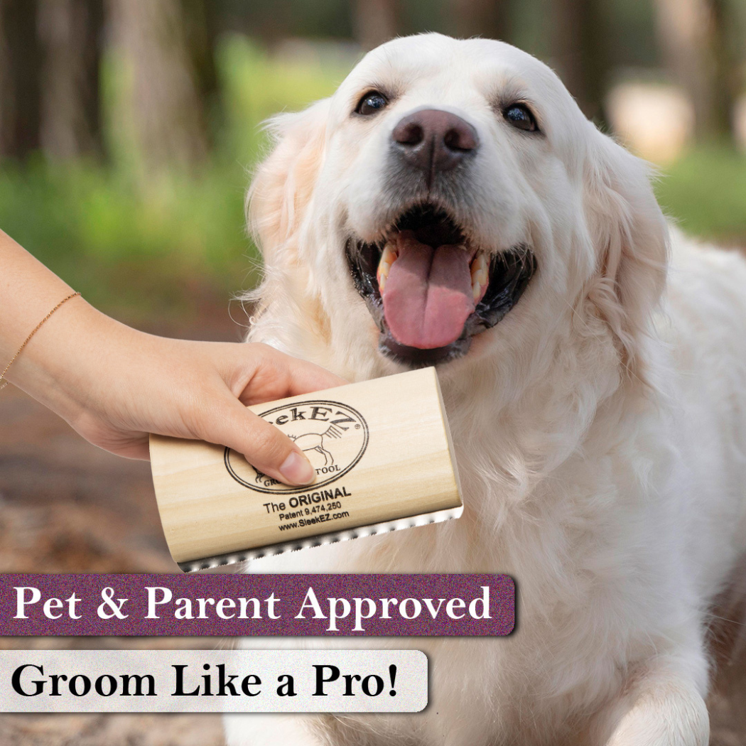 SleekEZ® Dog Brush for Shedding and Grooming (5 inch) - Riders Choice Supply Co
