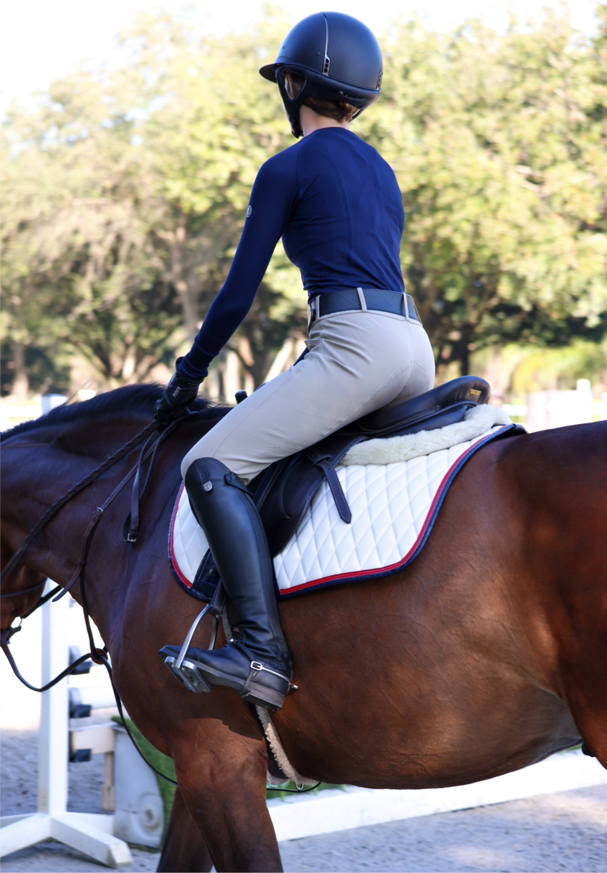 Saddle Pad | White - Riders Choice Supply Co