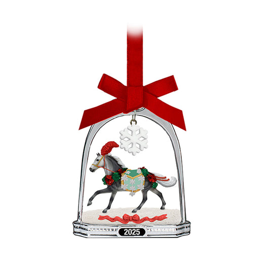 2025 Stirrup Ornament - Christmas in Bloom - Riders Choice Supply Co