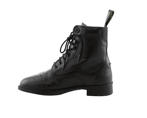 Children's Synthetic Leather Lace-Up Paddock Boots - Riders Choice Supply Co