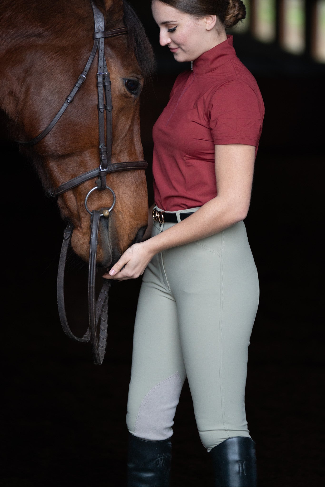 Cordelia Breeches with Clarino Knee Patch - Riders Choice Supply Co