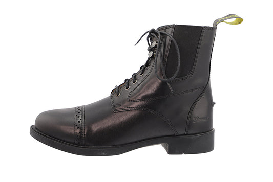 Lace-Up Synthetic Leather Paddock Boots - Riders Choice Supply Co