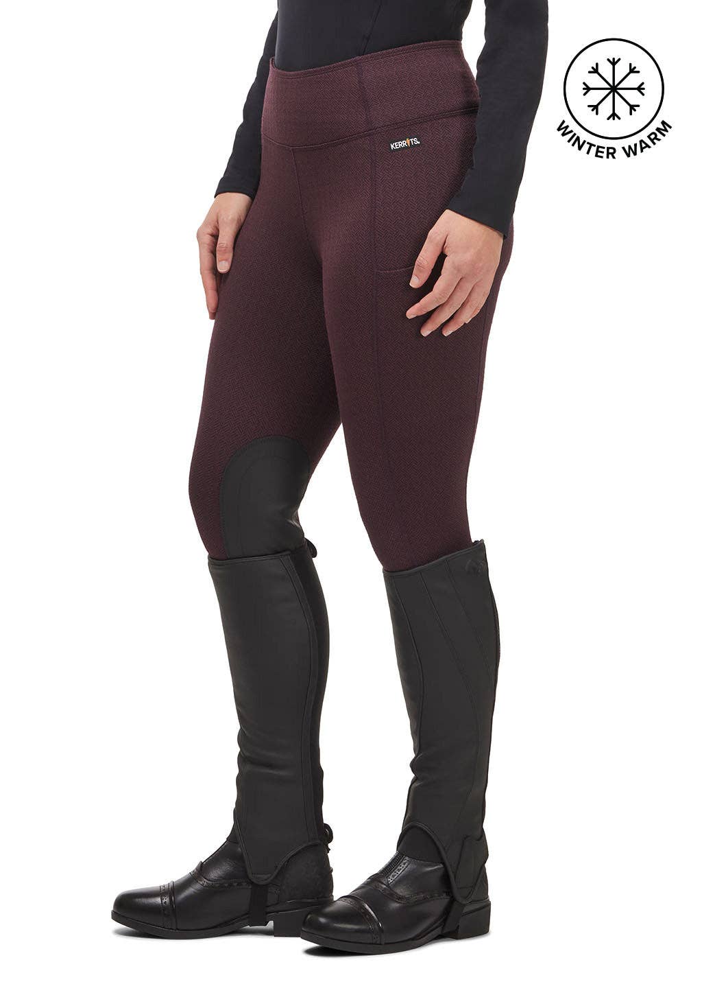 Fleece Lite II Knee Patch Riding Tight - Riders Choice Supply Co