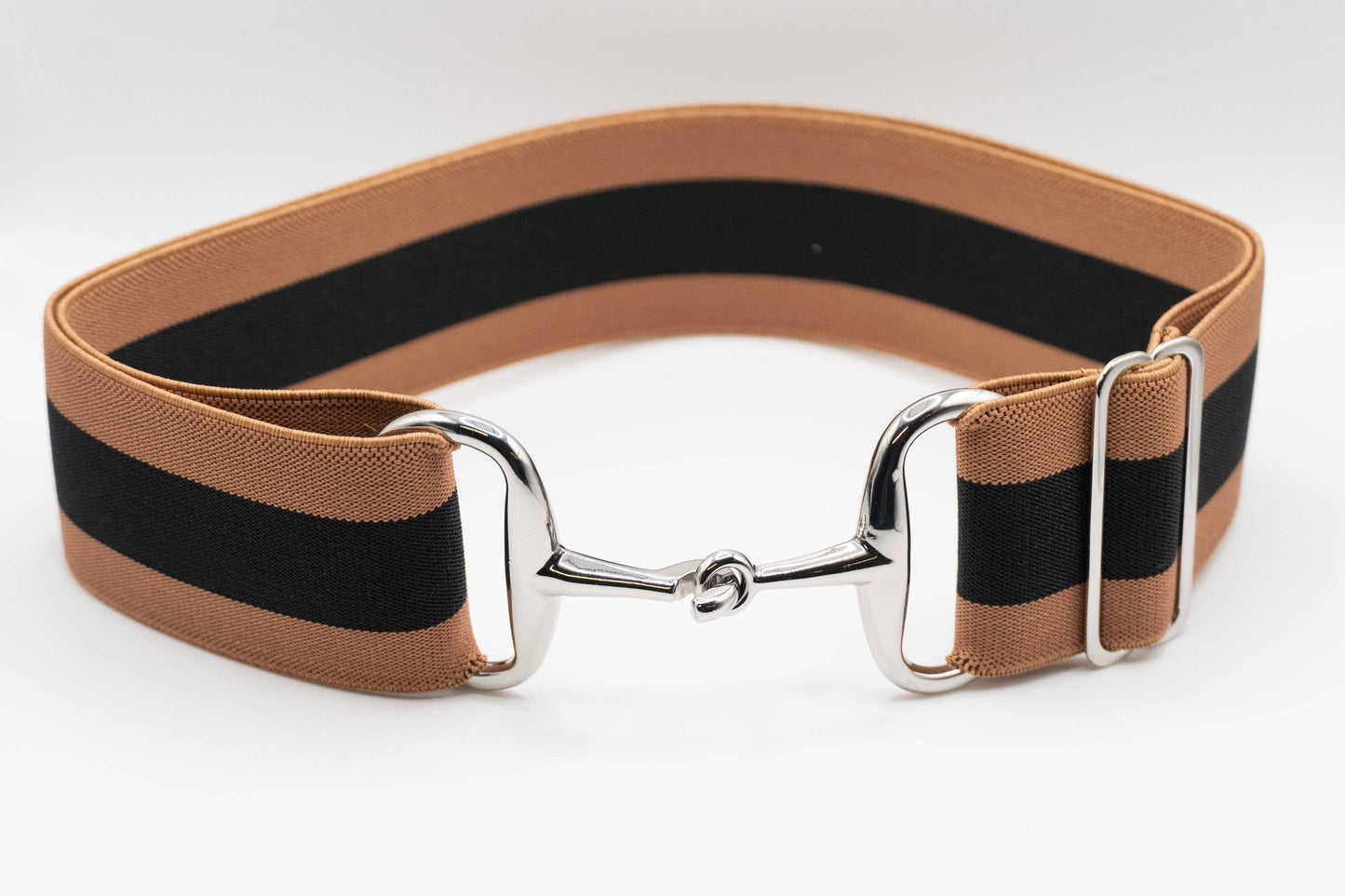 Costello - 2" Silver Snaffle Elastic Belt - Riders Choice Supply Co