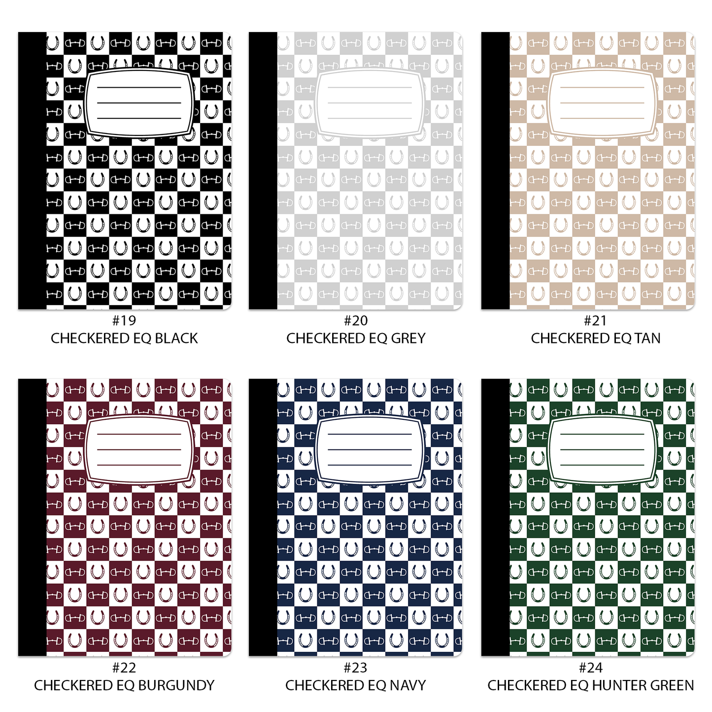 Equestrian Composition Notebook - Journal