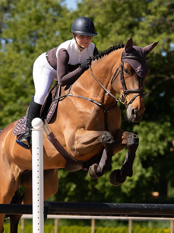 Equestrian Stockholm Ear Bonnet Moonless Night - Full - Riders Choice Supply Co