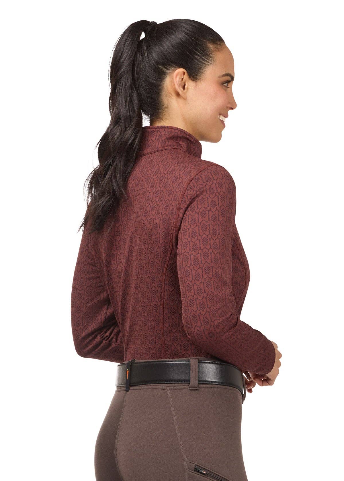 Snaffle Links Fleece Half Zip Riding Top - Riders Choice Supply Co