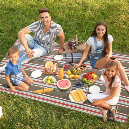 Field Stripe Picnic Blanket