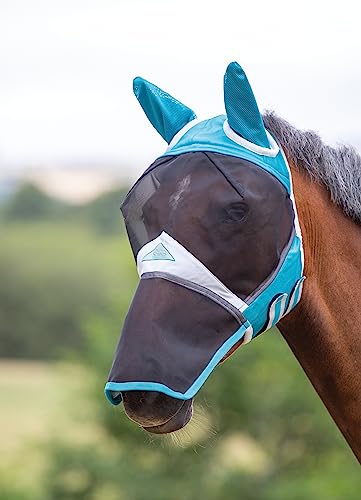 Shires Fly Mask Full Face with Ears - Pack of 1 Size Horse (Full)