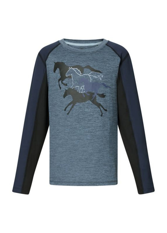 Kerrits Equestrian Apparel Kids Round Up Top L Dewdrop