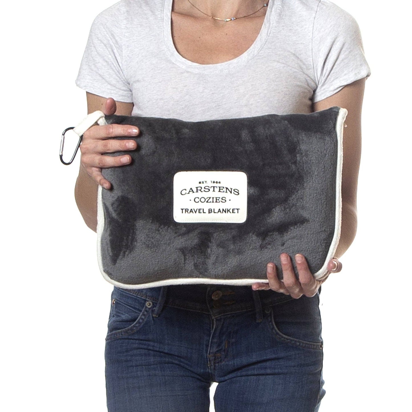 Perfect Grey Travel Blanket