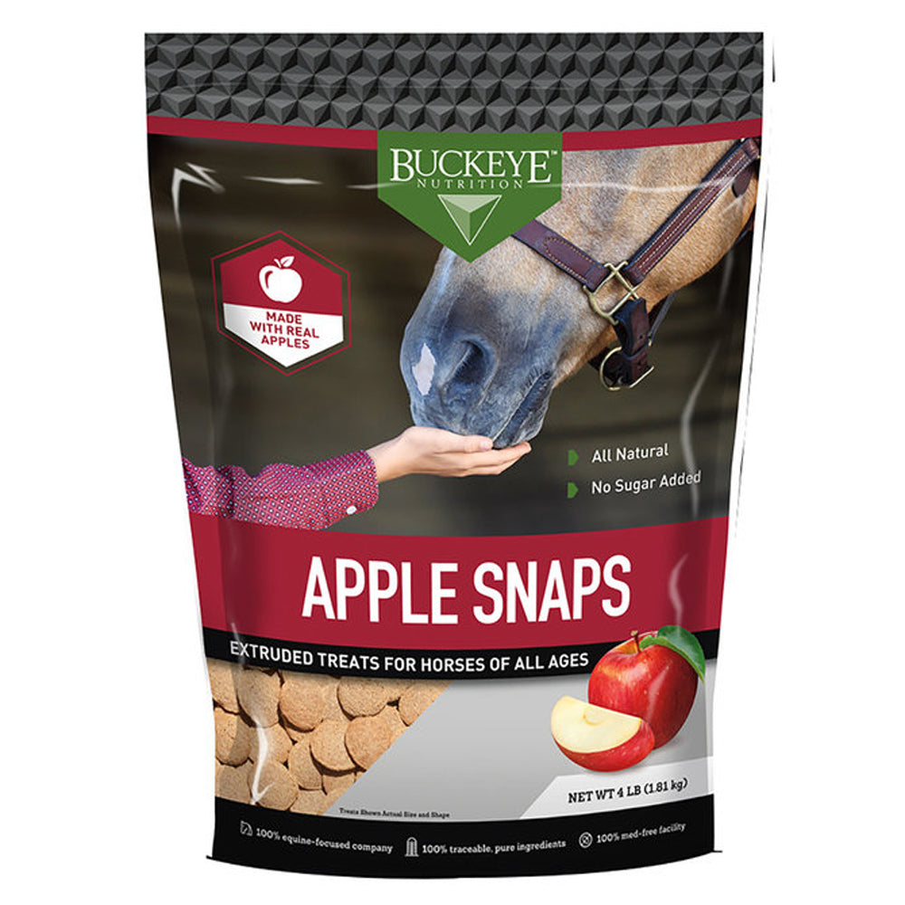 Buckeye Nutrition All Natural Snaps, Apple, 4 Lb - Riders Choice Supply Co