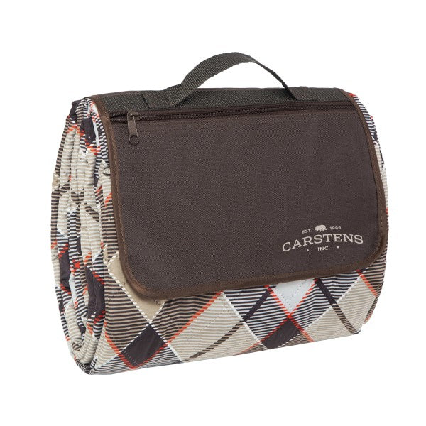 CARSTENS, INC Waterproof Picnic Blanket 60"x80",  London Fog