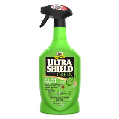 Absorbine Ultra Shield Green Fly Repellent, 32 Oz Spray - Riders Choice Supply Co