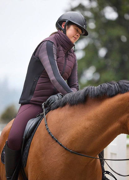 Stretch Plaid Quarter Zip Riding Top - Riders Choice Supply Co