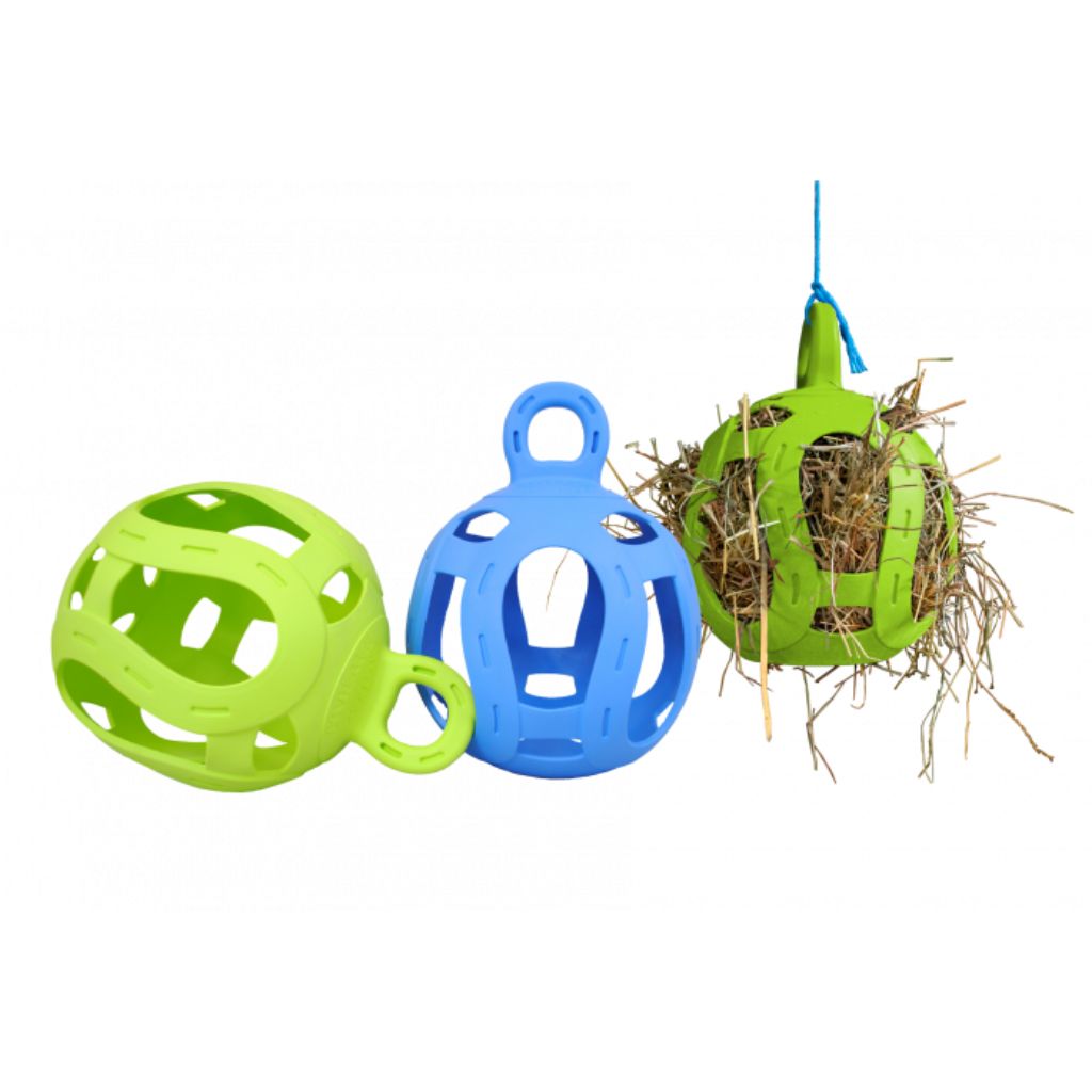 Horsemen's Pride Jolly Hay Ball 11" H x 8" Blue - Riders Choice Supply Co