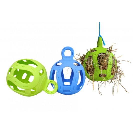 Horsemen's Pride Jolly Hay Ball 11" H x 8" Blue - Riders Choice Supply Co