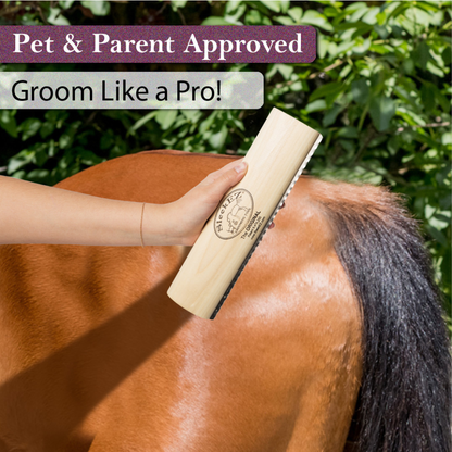 SleekEZ® Horse Brush for Shedding and Grooming (10 inch) - Riders Choice Supply Co
