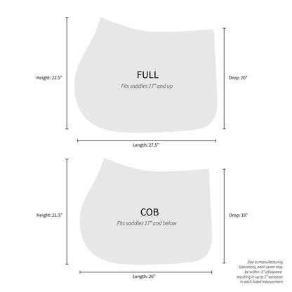 Dapplebay Heirloom Jump Saddle Pad