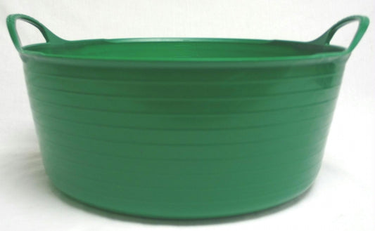 RED GORILLA Small Shallow Tub 4 Gallon - Green - Riders Choice Supply Co