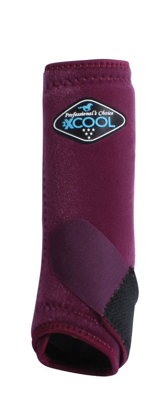 Professionals Choice 2XCool Sports Medicine Boots,Wine,  Medium - Riders Choice Supply Co