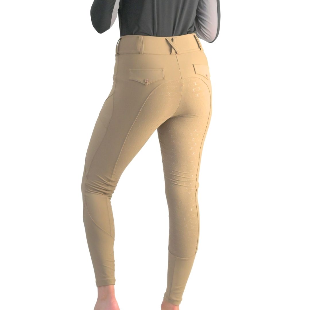 Beige Just Right Summer Breeches + Free Bit Belt - Riders Choice Supply Co