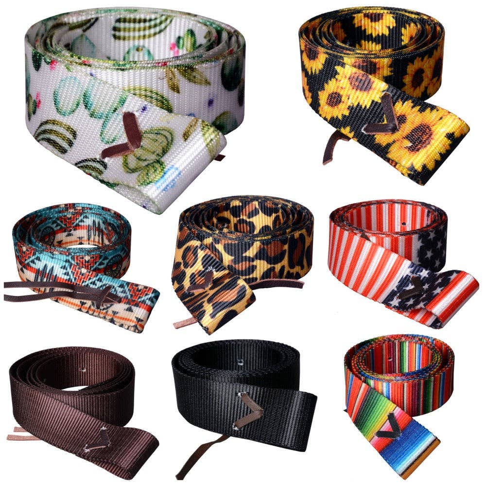 HILASON Fashion Prints 6 Feet Nylon Tie Strap | Horse tie strap | Nylon tie strap | Horse cinch strap | Western saddle tie strap | Durable horse tie strap | Adjustable horse tie strap