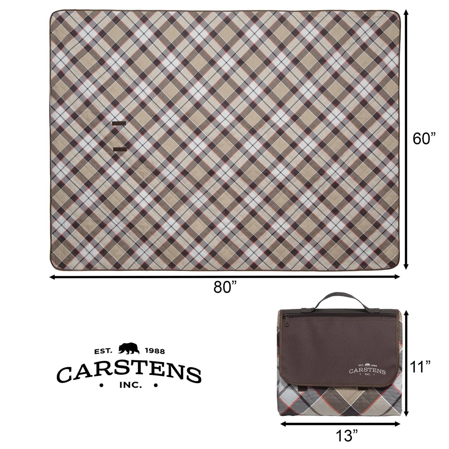 London Fog Picnic Blanket