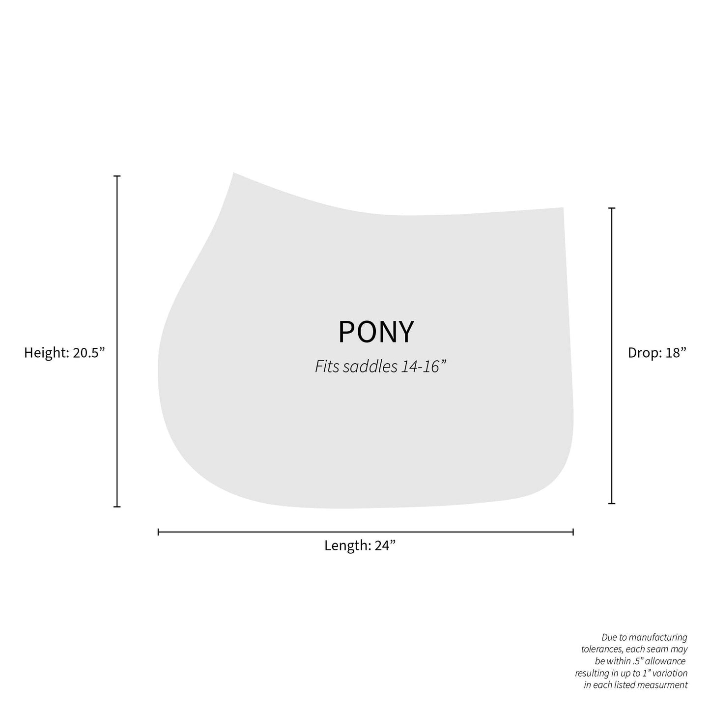 Dapplebay Heirloom Jump Saddle Pad