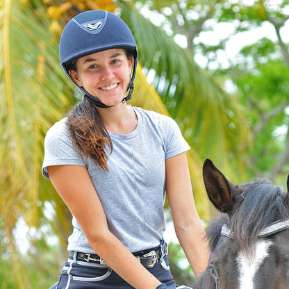 IRH XLT Premium Show Helmet in Suede - Riders Choice Supply Co