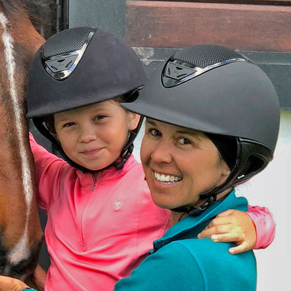 IRH XLT Premium Show Helmet in Suede - Riders Choice Supply Co