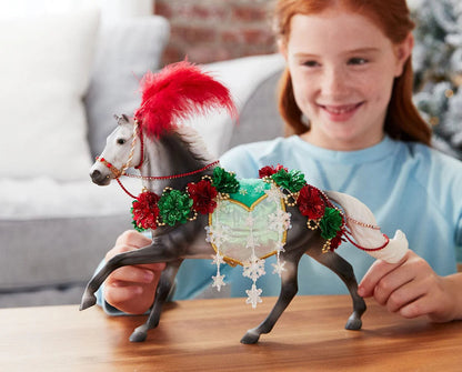 Breyer 2025 Holiday Horse Christmas in Bloom, 13"x11" - Riders Choice Supply Co