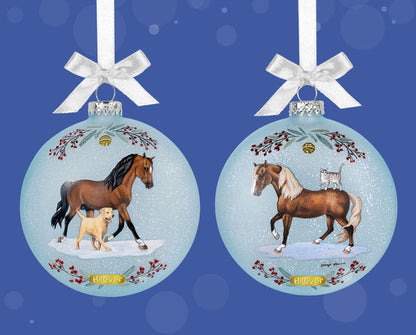 Breyer Holiday #10317 Morgan & Friends - 2025 Artist Signature Ornament - Brand New! - Riders Choice Supply Co